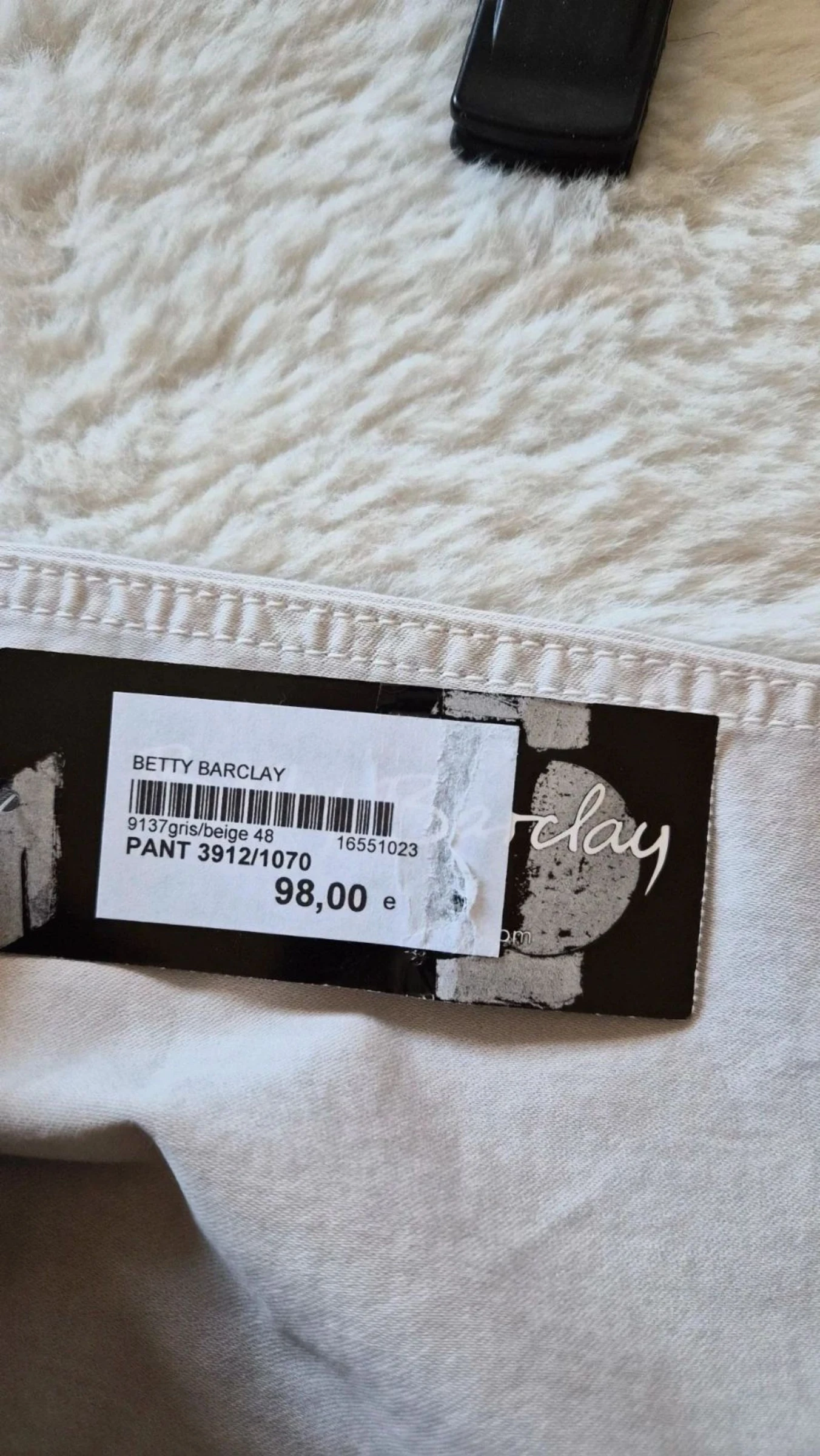 Pontalon d'été Betty Barclay femme gris taille 46, 89% coton,neuf – photo 6